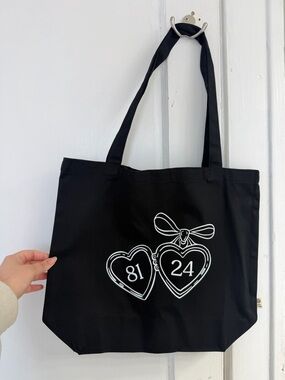 Heated Rivalry Black Tote Bag - Hollanov Jersey Numbers